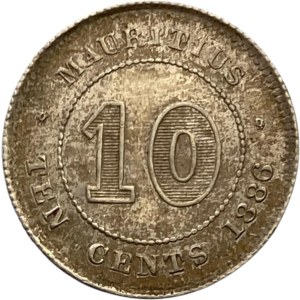 Mauritius 1886 10 Cents
