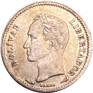 Venezuela 1911 1/4 Bolivar