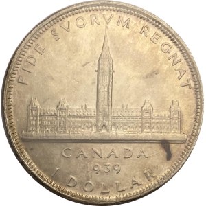 Canada 1939 Silver Dollar