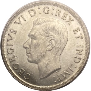 Canada 1939 Silver Dollar ICCS MS62