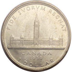 Canada 1939 Silver Dollar
