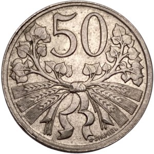 Czechoslovakia 1921 50 Haleru
