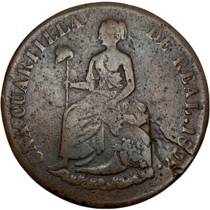 Mexico Sonora 1859 1/4 Real