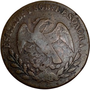 Mexico Sonora 1859 1/4 Real