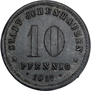 Germany Notgeld Stadt Ichenhausen 1917 10 Pfennig