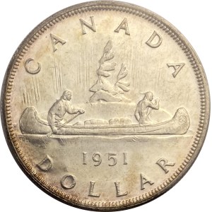 Canada 1951 Silver Dollar Arnprior
