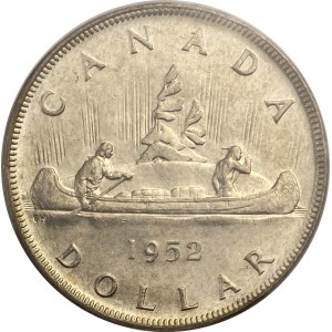 Canada 1952 Silver Dollar WL