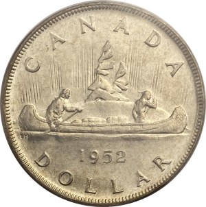 Canada 1952 Silver Dollar WL