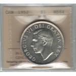 Canada 1952 Silver Dollar WL