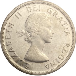 Canada 1955 Silver Dollar
