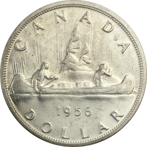 Canada 1956 Silver Dollar
