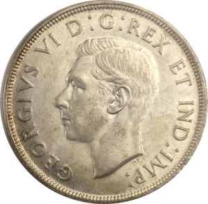 Canada 1947 Silver Dollar Blunt 7
