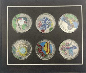 Cuba 1996 1 Peso Flora Six Coin Set