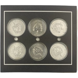 Cuba 1996 1 Peso Flora Six Coin Set
