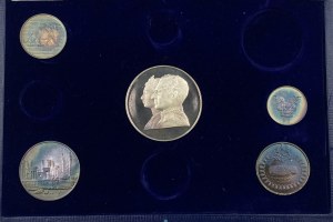 Iran 1971 AH 1350 2500th Anniversary of The Persian Empire Silver 5 Coin Set