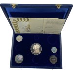 Iran 1971 AH 1350 2500th Anniversary of The Persian Empire Silver 5 Coin Set