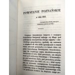 Mierosławski L. - Powstanie Poznańskie do roku 1848 wydanie z mapą objaśniającą - Paryż 1860, [reprint, Powstanie Wielkopolskie]