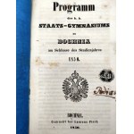 Program Cesarsko Królewskiej Państwowej Szkoły Średniej w Bochni na rok akademicki 1850, Bochnia 1850 [ Plany zajęć, etc]