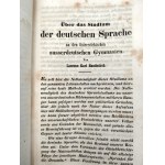 Program Cesarsko Królewskiej Państwowej Szkoły Średniej w Bochni na rok akademicki 1850, Bochnia 1850 [ Plany zajęć, etc]