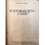 Grabski Władysław - History of villages in Poland - Warsaw 1929 [ stamp of Zakład Introligatorski in Lublin ].