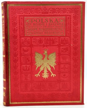 Polsko, jeho dějiny a kultura - kompletní T. I-III, [ Vazba Franciszek Radziszewski], Varšava 1927/28