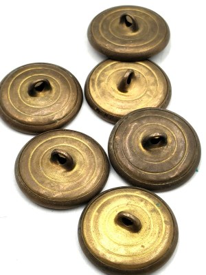 Coin-like buttons with motif of Maria Theresa's Thaler 1780, 20th century