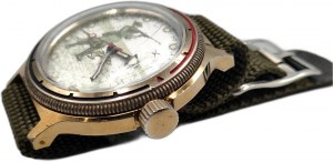 Wristwatch - WOSTOK - with hunting motif, 1970s/80s, [hunting, hunting].