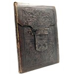 Decorative document folder - Signed Artur Potocki of the coat of arms Pilawa ( 1850 - 1890),