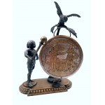WMF - Gong hotelowy - Pamiątka z Kamerunu - Gruss aus West Afrika ok. [1900]