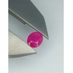 NATÜRLICHER RUBIN 0,83 CT. AUKTIONSZERTIFIKAT