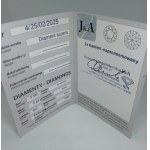 DIAMENT NATURALNY 0.16 CT CERTYFIKAT