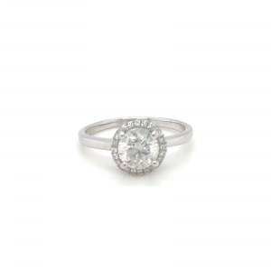 RING IN WHITE GOLD 2.54 GR WITH DIAMONDS - RNG40902