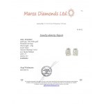 EARRINGS IN 14K WHITE GOLD 1.70 GR WITH DIAMONDS - ER30805