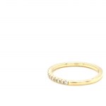 YELLOW GOLD RING WITH DIAMONDS - RNG41105