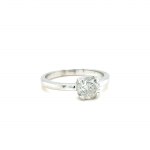 RING IN WHITE GOLD 3.22 GR WITH DIAMONDS - RNG41107