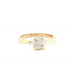 YELLOW GOLD RING WITH DIAMONDS - RNG41108