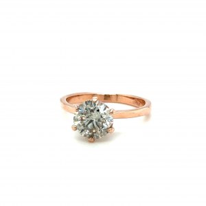 2.05 CT NATURAL DIAMOND ROSE GOLD RING - RNG50402