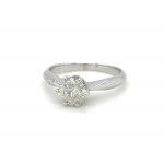 RING IN WHITE GOLD 3.23 GR WITH DIAMONDS - RNG40903