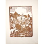 Jakubowski S., TEKA PRASLOWIAŃSKICH MOTIVÓW ARCHITECTONICZNYCH, 1923 [vingt-sept gravures sur bois].