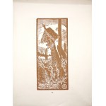 Jakubowski S., TEKA PRASLOWIAŃSKICH MOTIVÓW ARCHITECTONICZNYCH, 1923 [vingt-sept gravures sur bois].