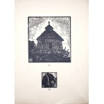 Jakubowski S., TEKA PRASLOWIAŃSKICH MOTIVÓW ARCHITECTONICZNYCH, 1923 [vingt-sept gravures sur bois].