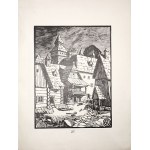 Jakubowski S., TEKA PRASLOWIAŃSKICH MOTIVÓW ARCHITECTONICZNYCH, 1923 [vingt-sept gravures sur bois].