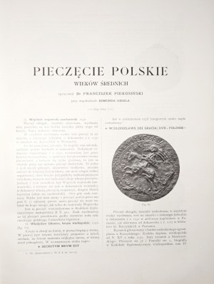 Sprawozdania Komisyi do Badania Historyi Sztuki w Polsce, t.VI, 1900 [Piekosiński - pieczęcie polskie wieków średnich, Fabryka Szkła Litwa, Dąbrowa k. Wieluń, Opatów, Płock, Siwierz, opactwo Jędrzejowskie, Kraków, Gniezno, Rawa, Lublin, Petersburg, Radom,