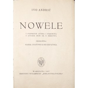 Andrić I., NOWELE, 1937