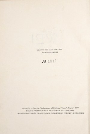 Andrić I., NOWELE, 1937