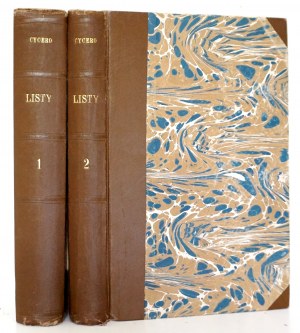 Cyceron, LISTÓW MARKA TULLIUSZA CYCERONA KSIĄG OŚMIORO, t.1-2, 1873