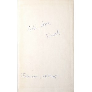 Mrożek S., OPOWIADANIA [autograf i dedykacja autora]