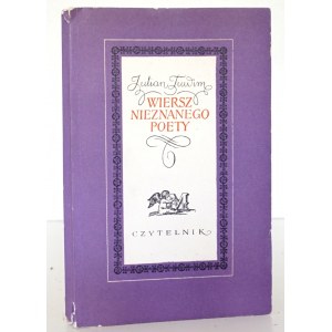 Tuwim J., WIERS NIEZNANEGO POETY [1ère édition] [compilé par A. Heidrich] : CONTE LITTÉRAIRE ET MORAL