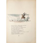 Pouchkine A., BAJKA O POPIE I JEGO PAROBKU JOŁOPIE [1ère édition] [illustré par Antoni Uniechowski, couverture et mise en page conçues par J.M. Brzeski].