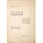 Hay E., ŻÓŁKIEW przewodnik, 1936 [ilustr., okł., Acedański Z., Nowakowska I.] [rzut oka na dzieje grodu Żółkiewskich i Sobieskich]